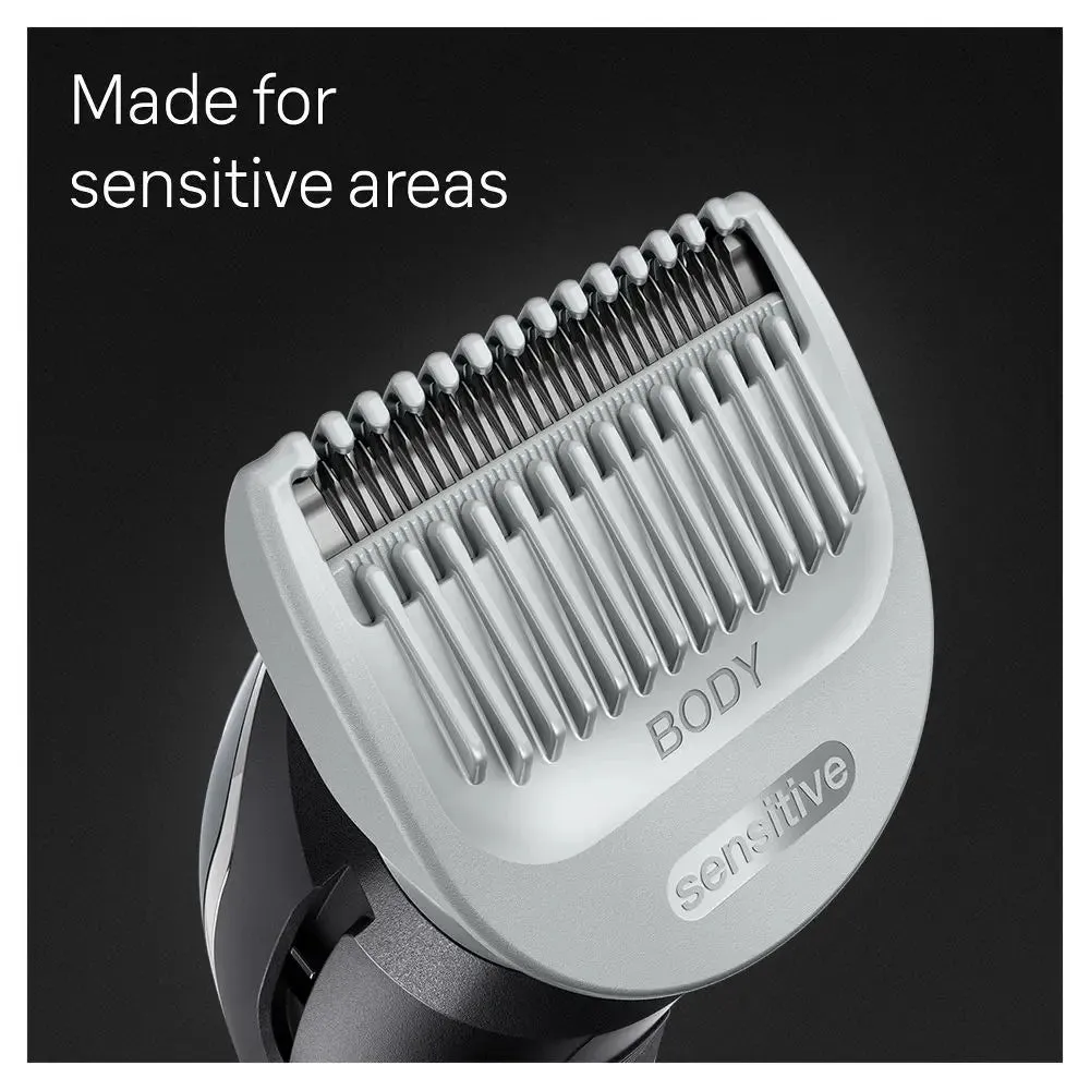 New - Braun Series 3 BG3340 Men's Rechargeable Body Groomer   2 Attachment Combs