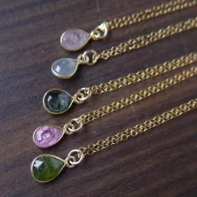 NEW! Petite Multi-Sapphire 14k Gold Filled Necklace by Friedasophie