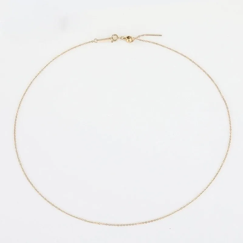 New Simple 316l Titanium Steel Gold Plated Chain Bracelet For Women