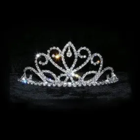 Octopus Queen Clear Crystal Rhinestone Tiara