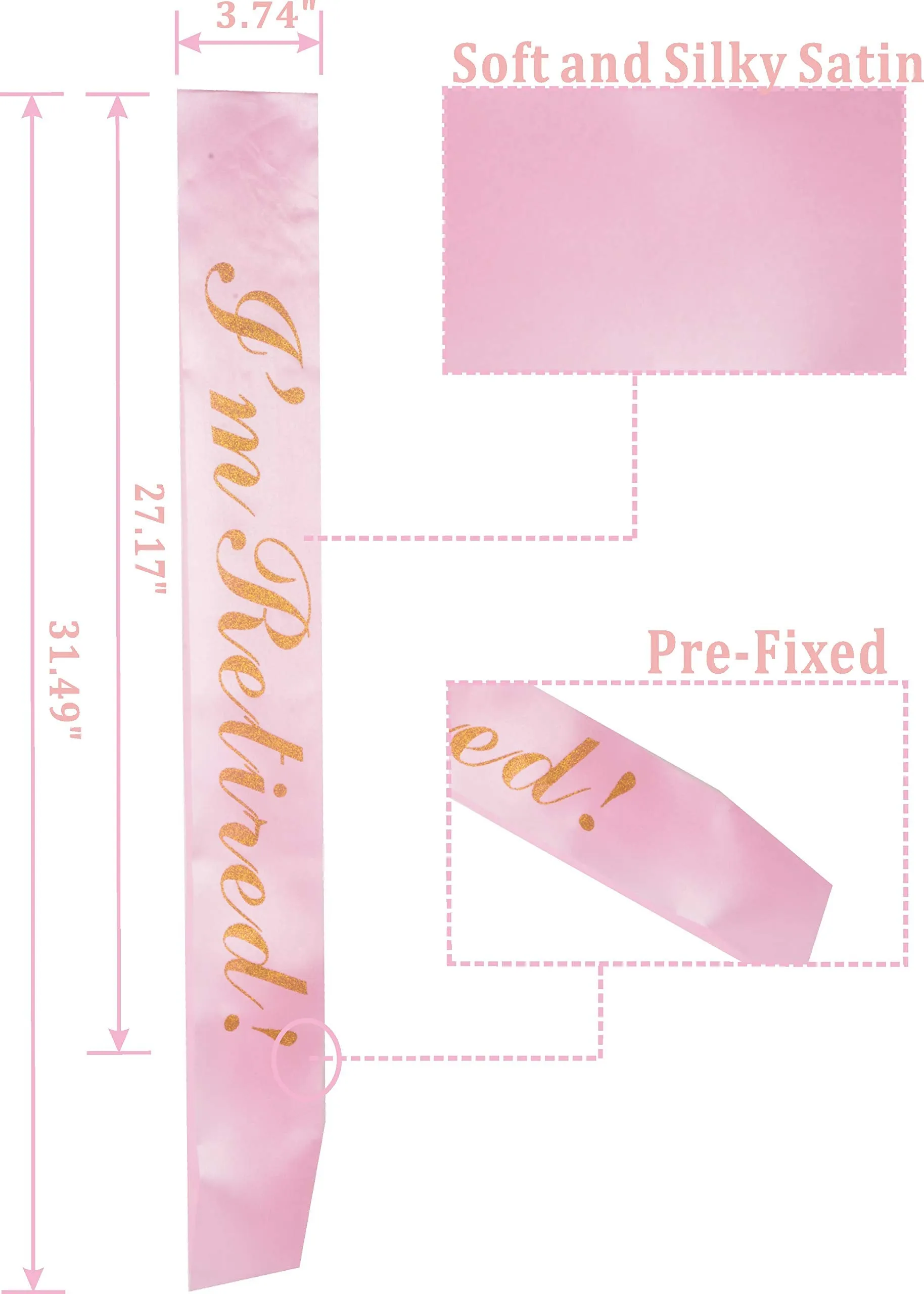 Officially Retired Retirement Party Set Pink, Officially Retired Tiara / Crown