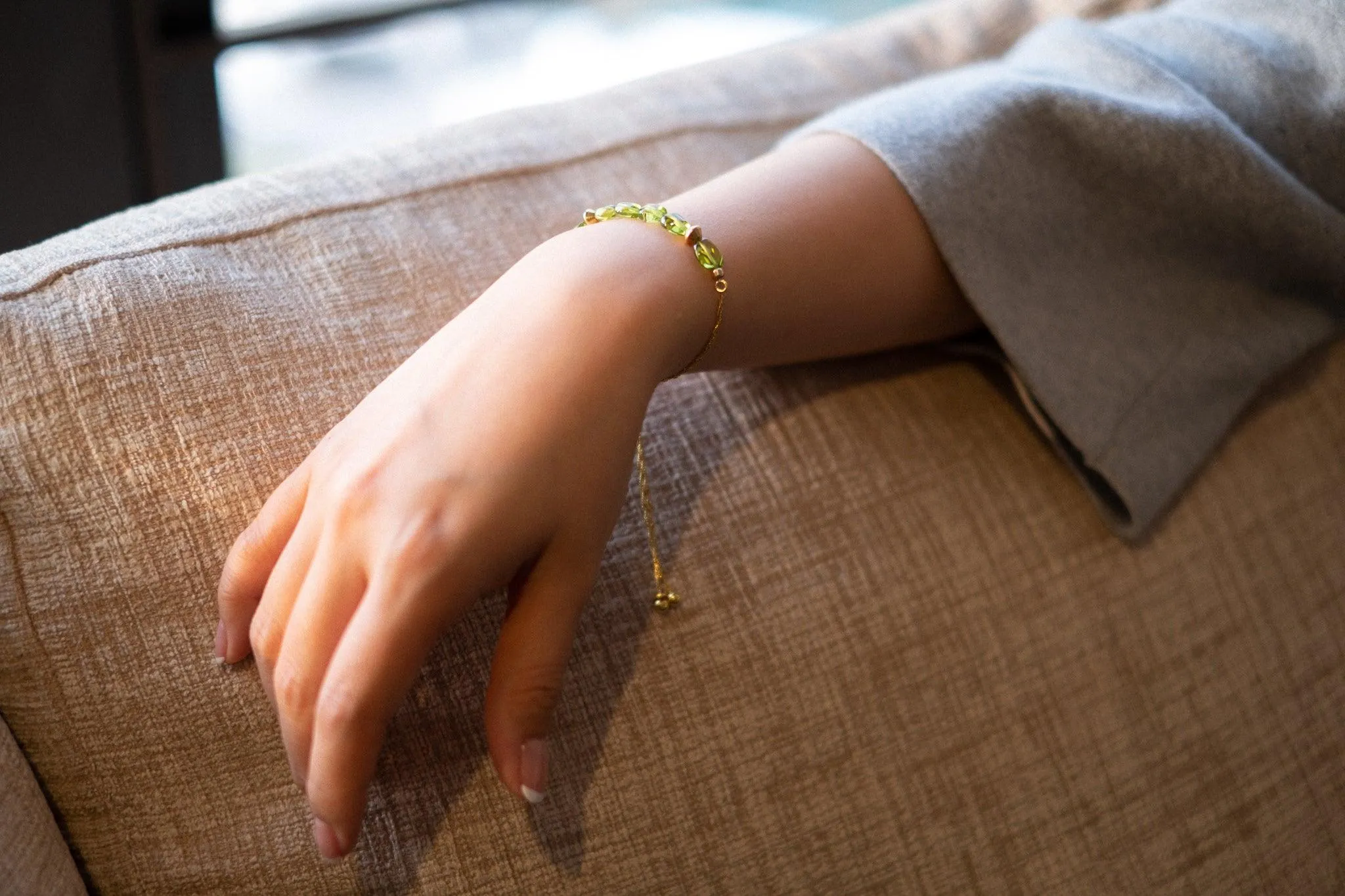 Olive - Peridot Bracelet