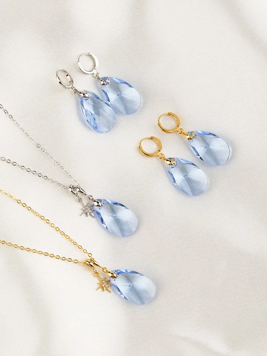 Olivia Necklace Set | Light Sapphire