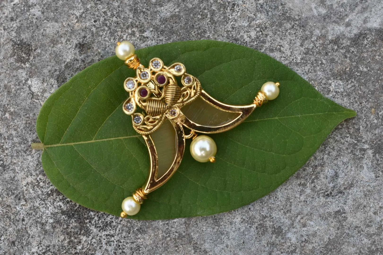 One gram gold puligoru pendant for kid's