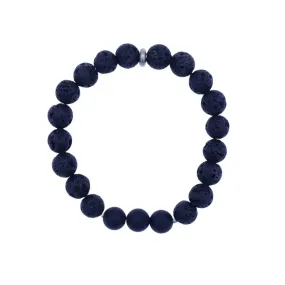 Onyx and Black Lava Protection Bracelet