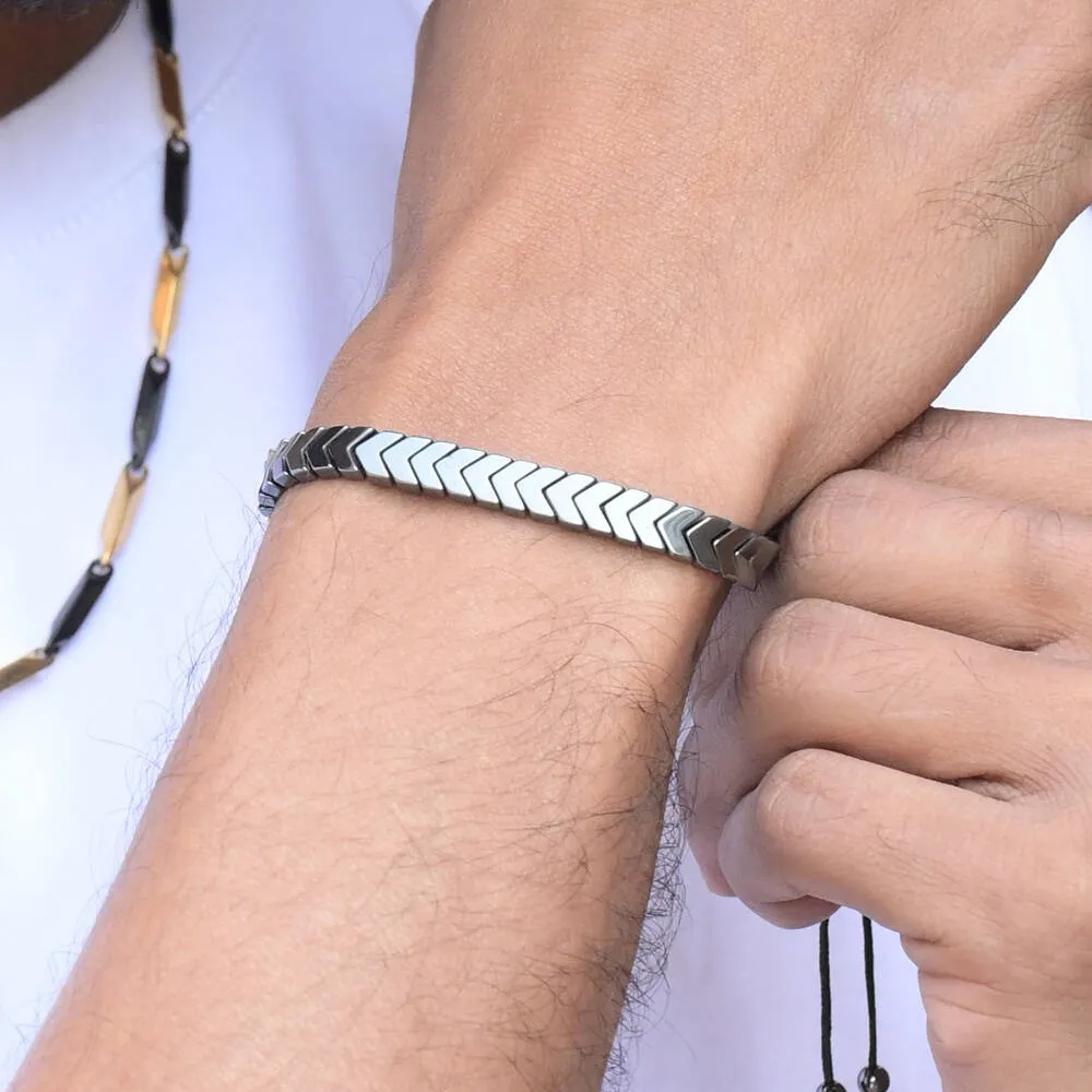 Onyx Arrow Bracelet