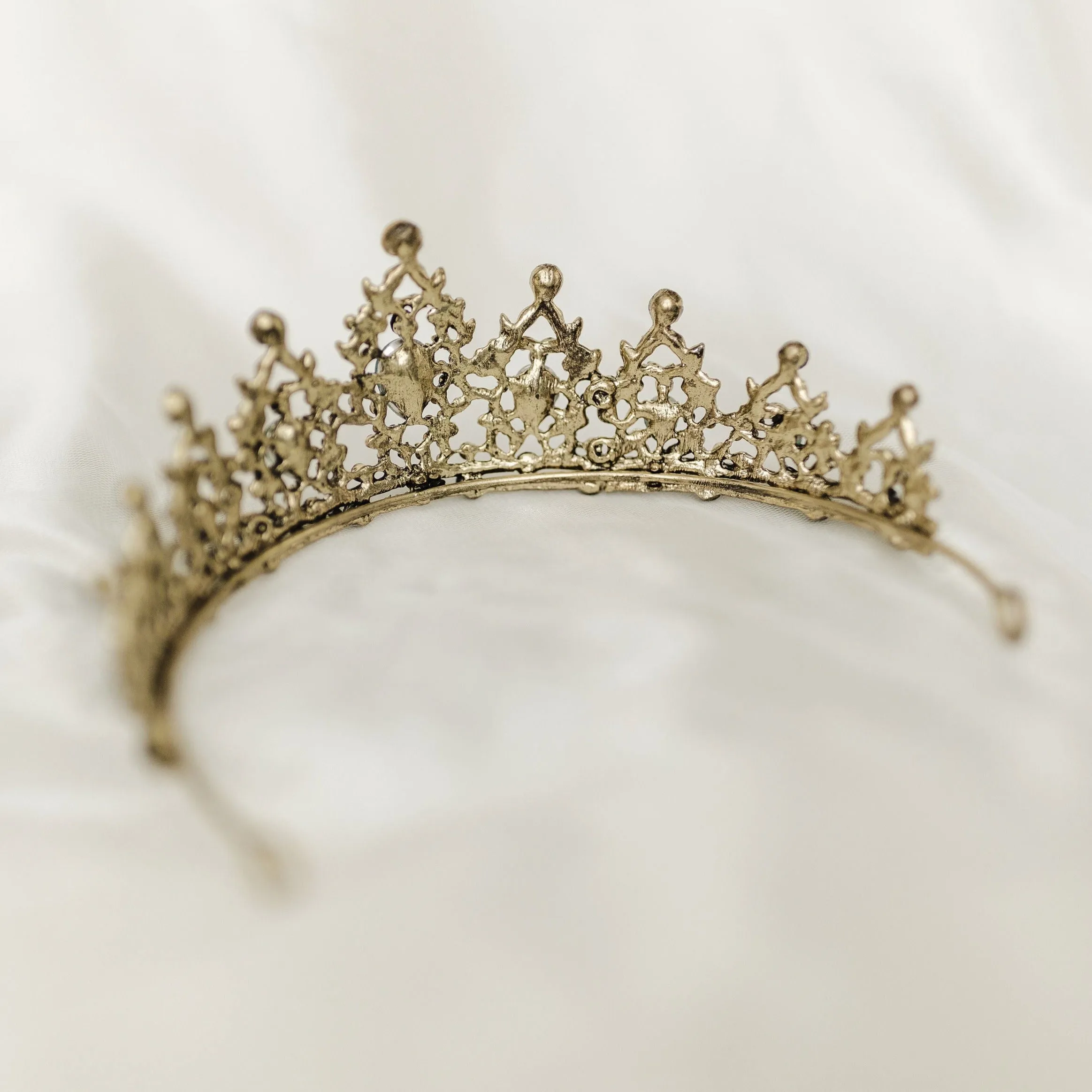 Ophelia's Tiara In Green, Black & Gold