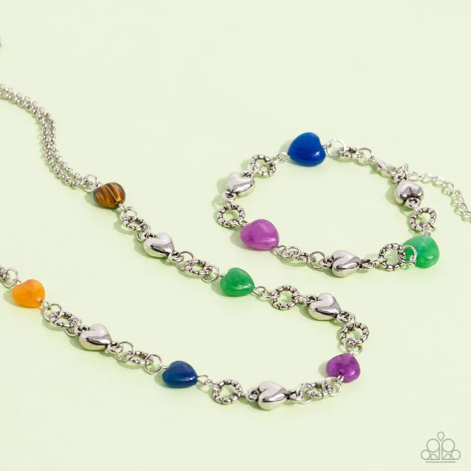 Paparazzi Bracelet ~ I Can Feel Your Heartbeat - Multi