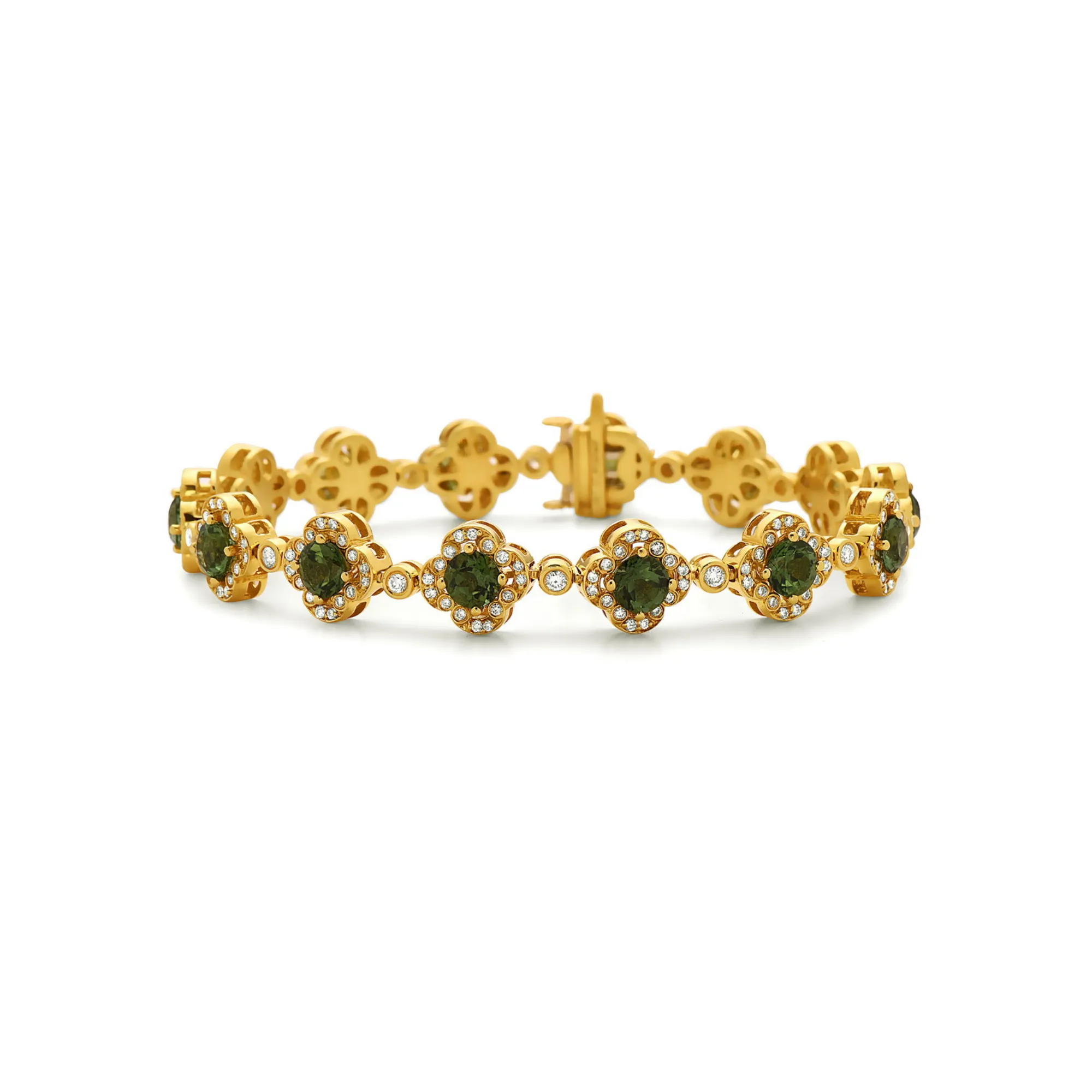 Pastel Diamond Flower Bracelet
