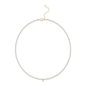 Pearl and Diamond Necklace