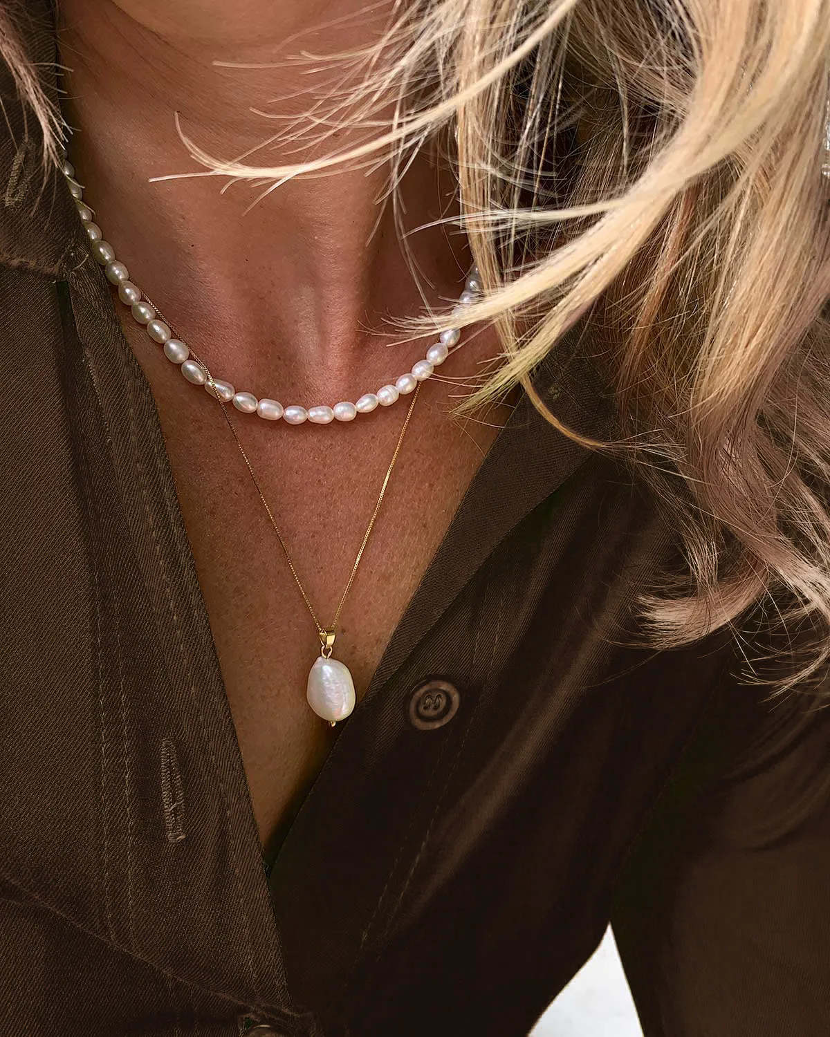 PEARL DROP NECKLACE