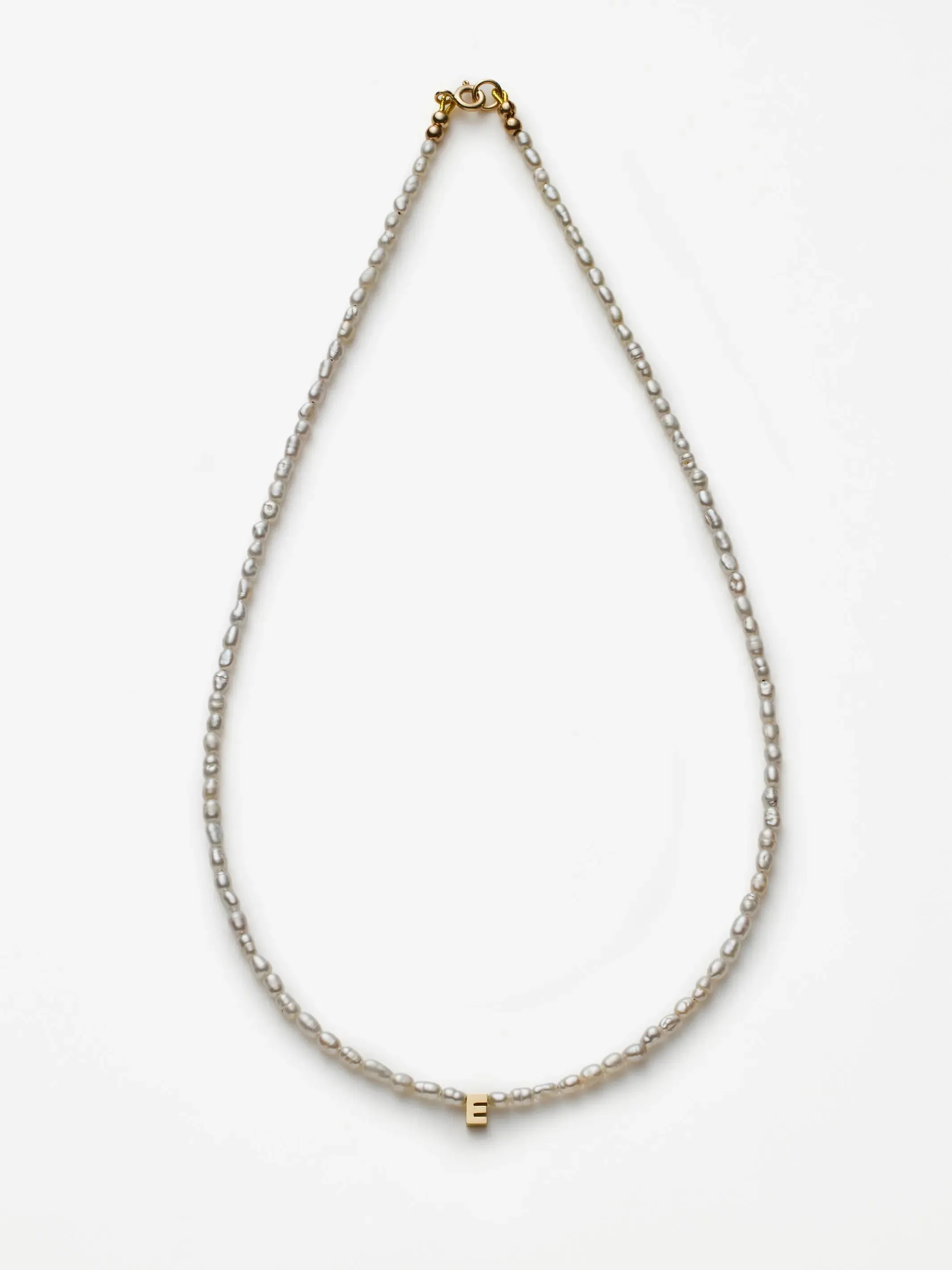 Pearl Letter Necklace