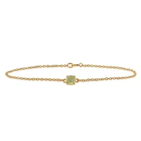 Peridot Armband in 9ct Gelb Gold