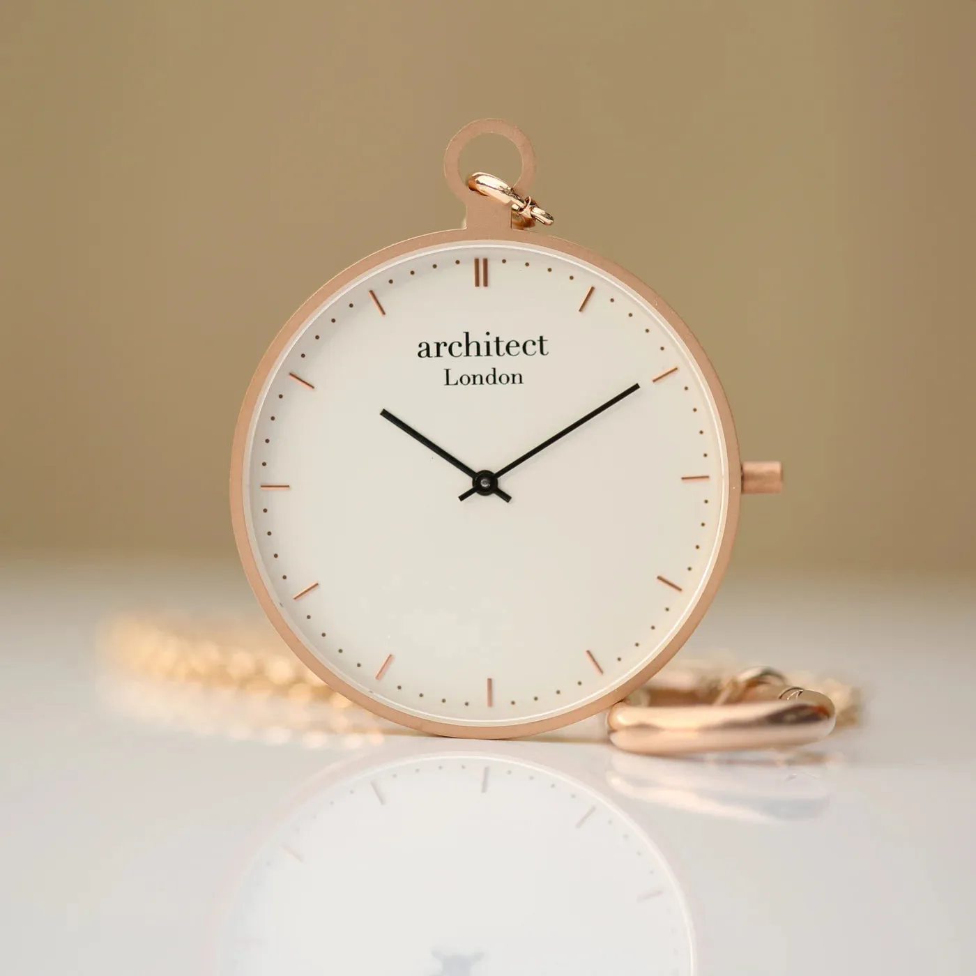 Personalised Architect Modern Pocket Watch