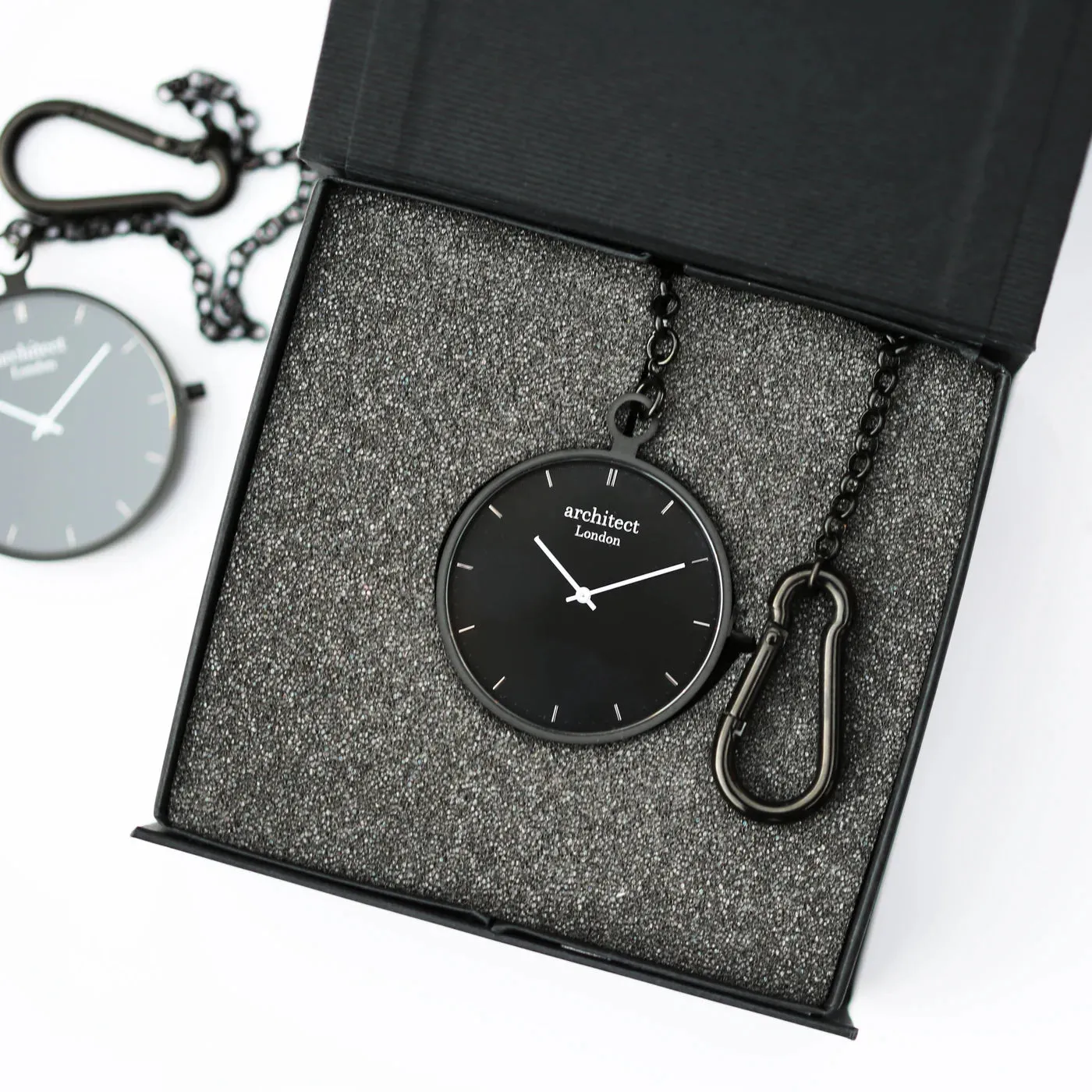 Personalised Architect Modern Pocket Watch