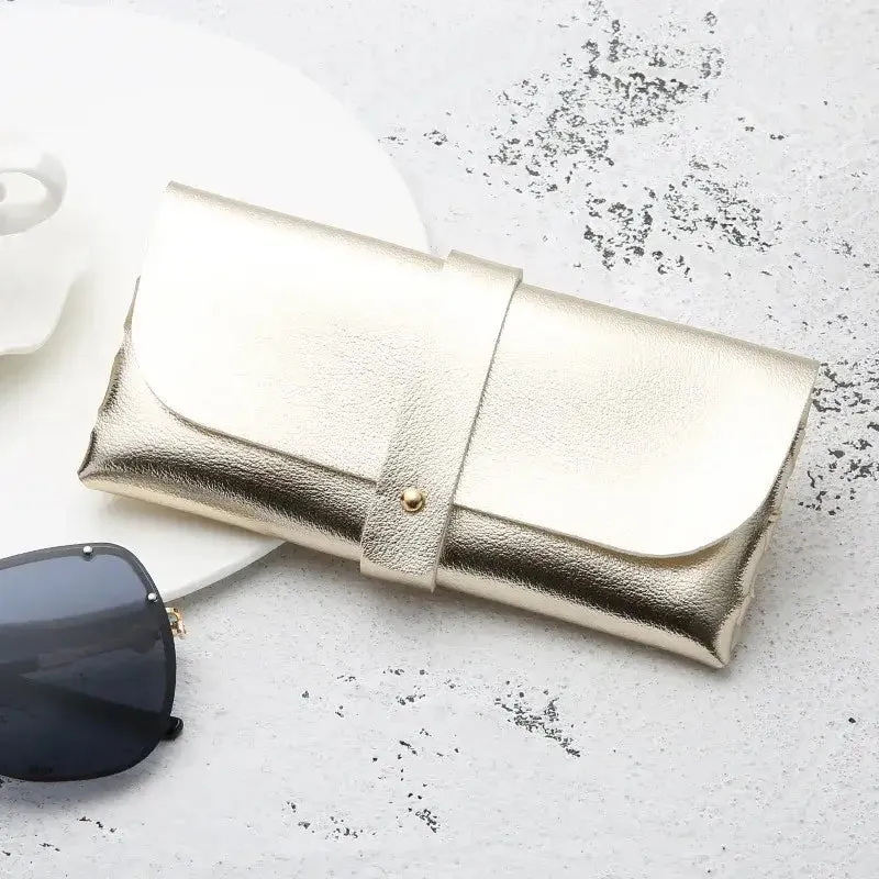 Personalized Handmade Soft Leather Sunglass Glasses Case