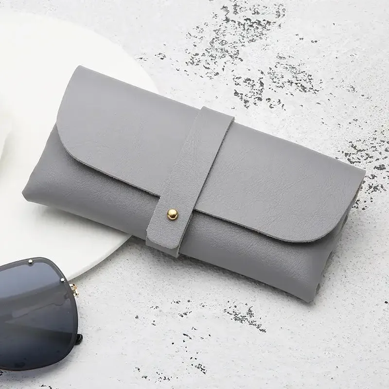 Personalized Handmade Soft Leather Sunglass Glasses Case