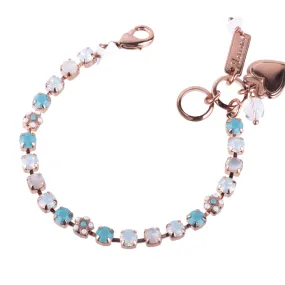 Petite Rosette Bracelet in "Aegean Coast" - Rose Gold