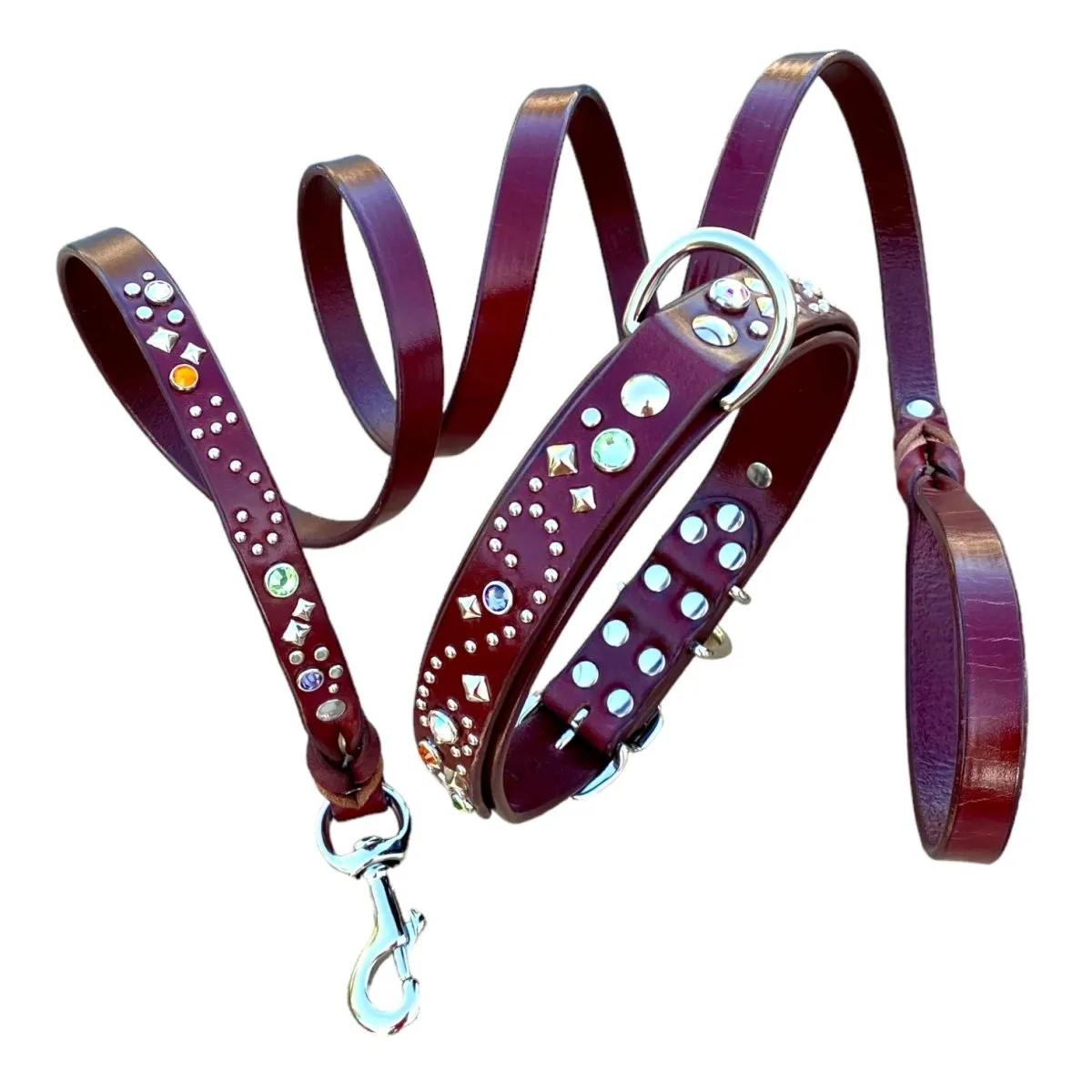 PREMADE Stargazer Crystal Dog Collar w/Matching Leash