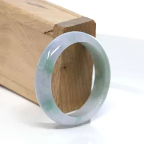 RealJade® "Classic Bangle" Green Natural Burmese Jadeite Jade Bangle ( 52.63mm ) #546