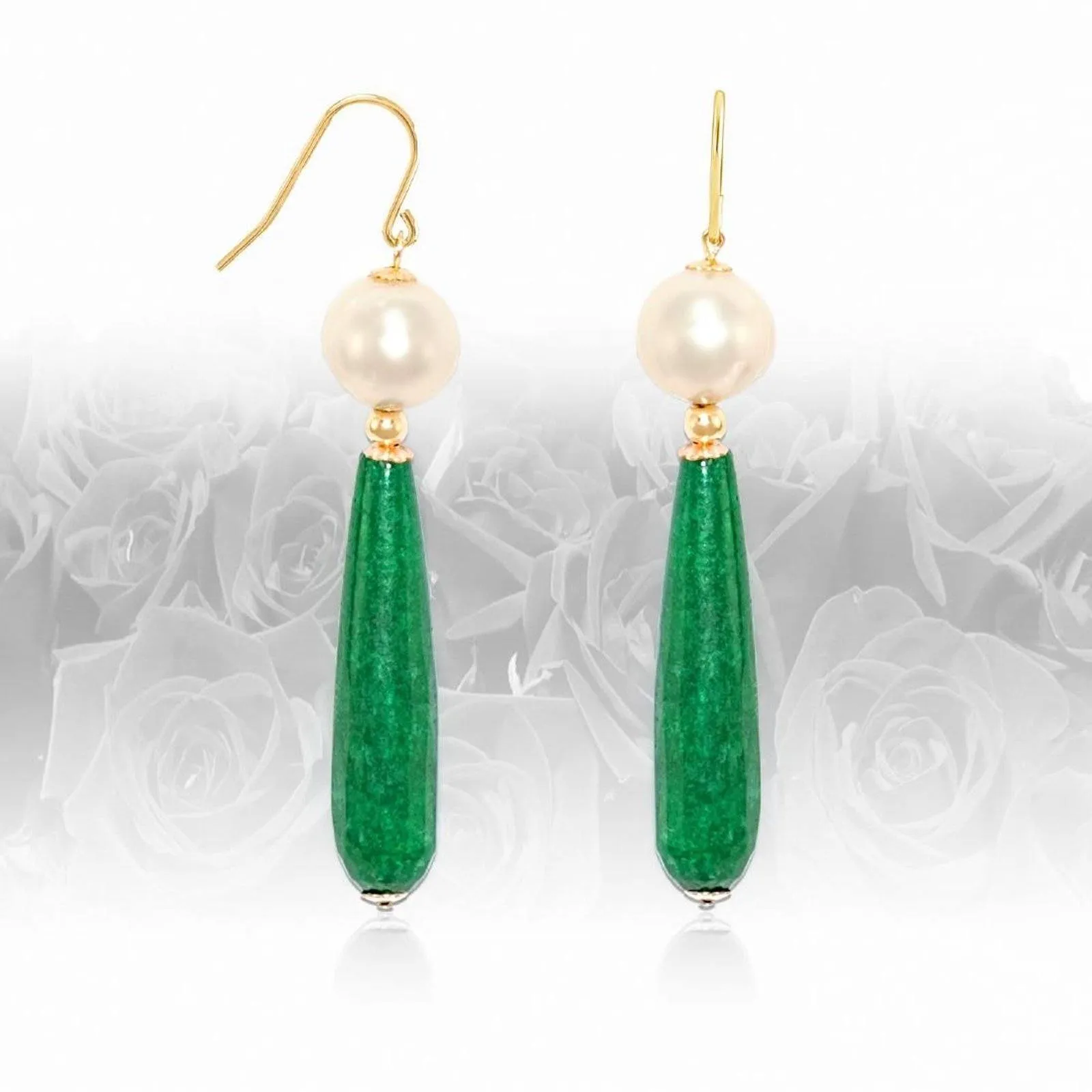REGENZ Gemstone Earrings-Jade, Turquoise, Coral, Citrine, Pearls, Lapis HANDMADE with Love!
