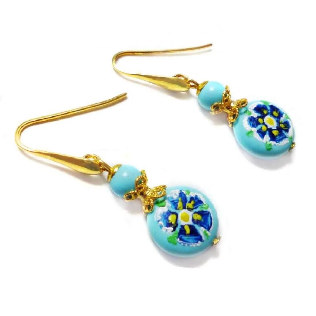REGENZ Gemstone Earrings-Jade, Turquoise, Coral, Citrine, Pearls, Lapis HANDMADE with Love!
