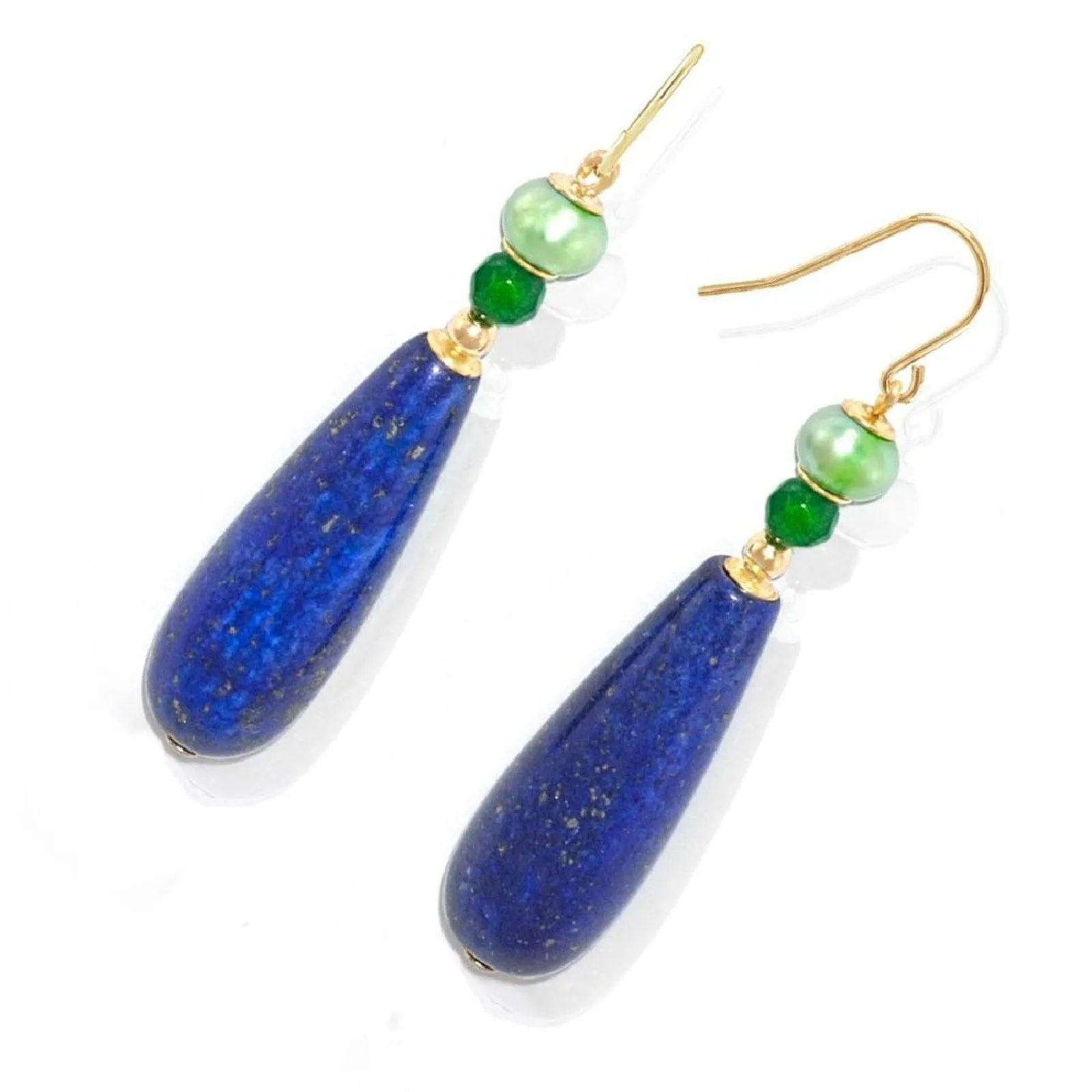 REGENZ Gemstone Earrings-Jade, Turquoise, Coral, Citrine, Pearls, Lapis HANDMADE with Love!