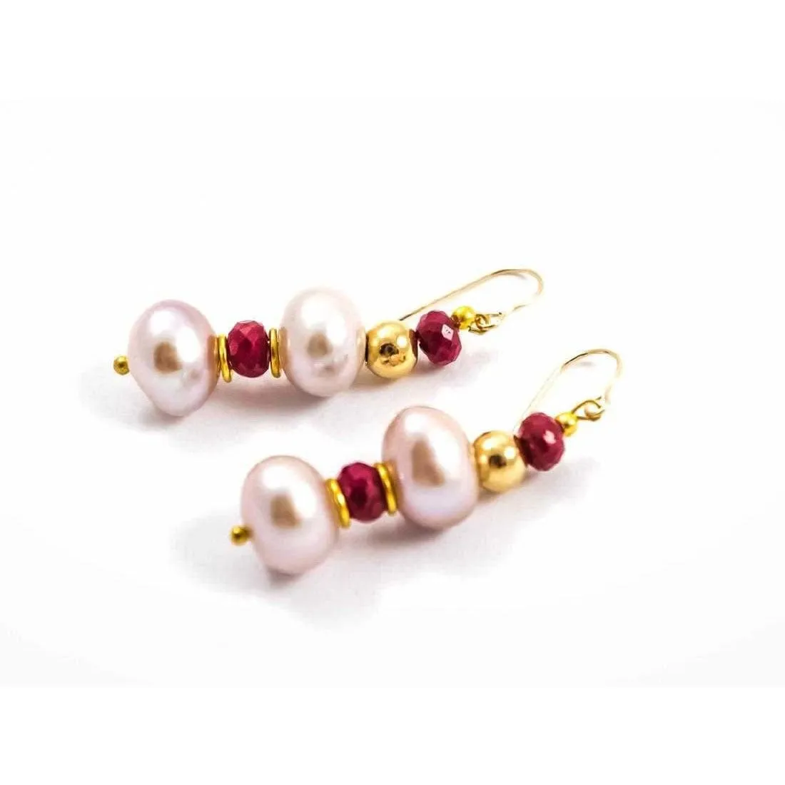 REGENZ Gemstone Earrings-Jade, Turquoise, Coral, Citrine, Pearls, Lapis HANDMADE with Love!