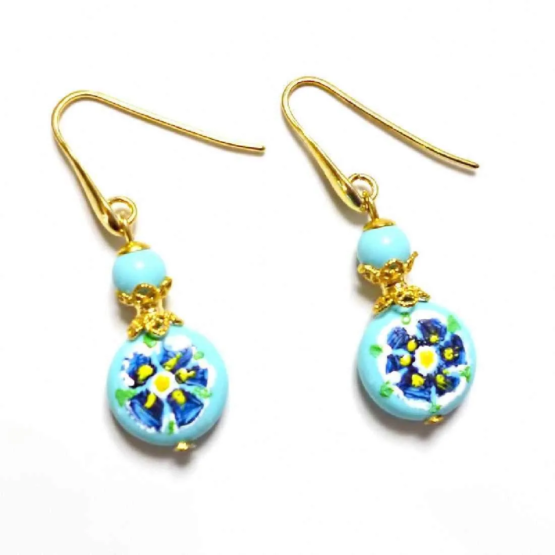 REGENZ Gemstone Earrings-Jade, Turquoise, Coral, Citrine, Pearls, Lapis HANDMADE with Love!