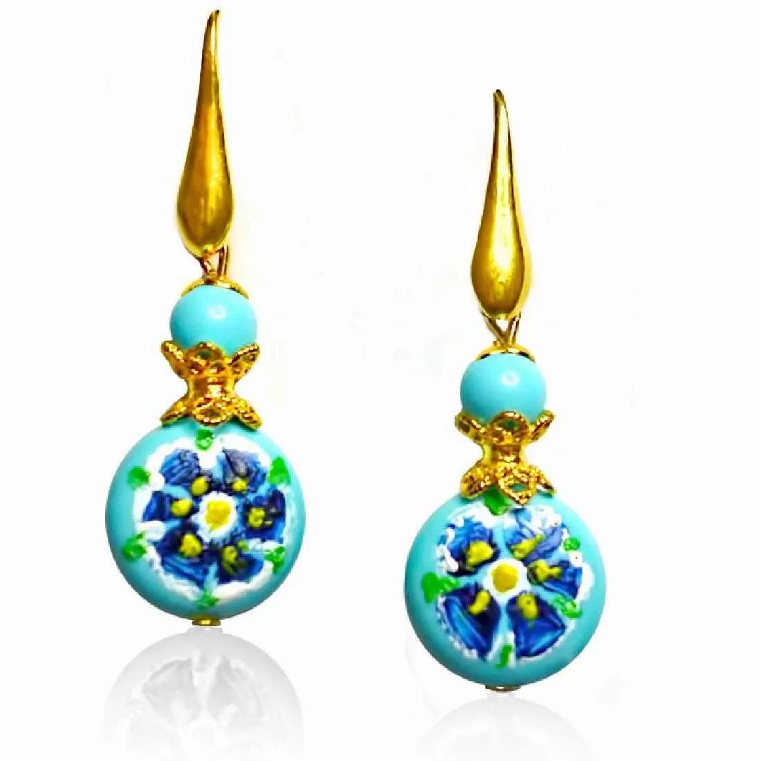 REGENZ Gemstone Earrings-Jade, Turquoise, Coral, Citrine, Pearls, Lapis HANDMADE with Love!