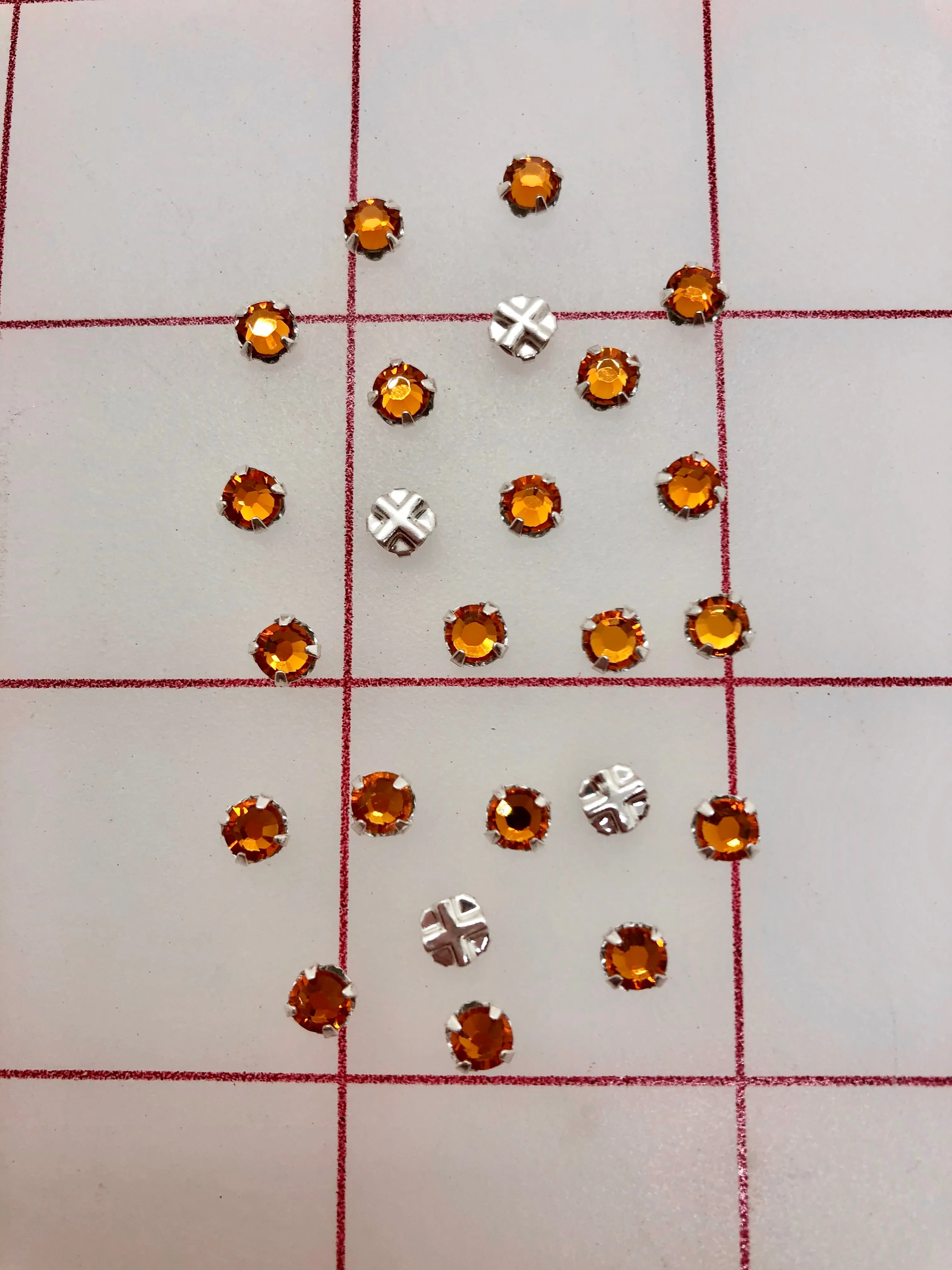 Rhinestones - 16SS Swarovski Rose Montees Topaz