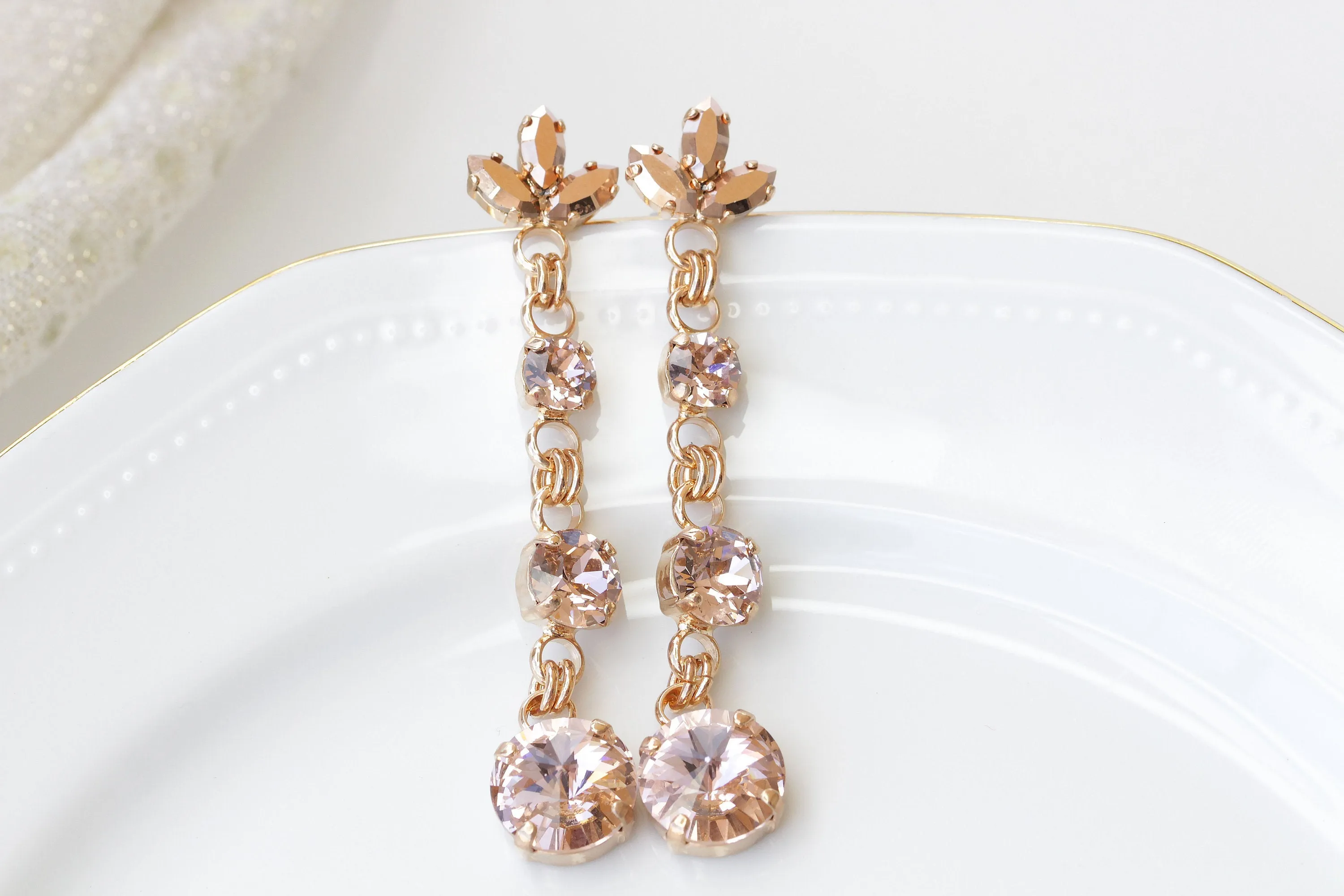 ROSE GOLD BLUSH Earrings