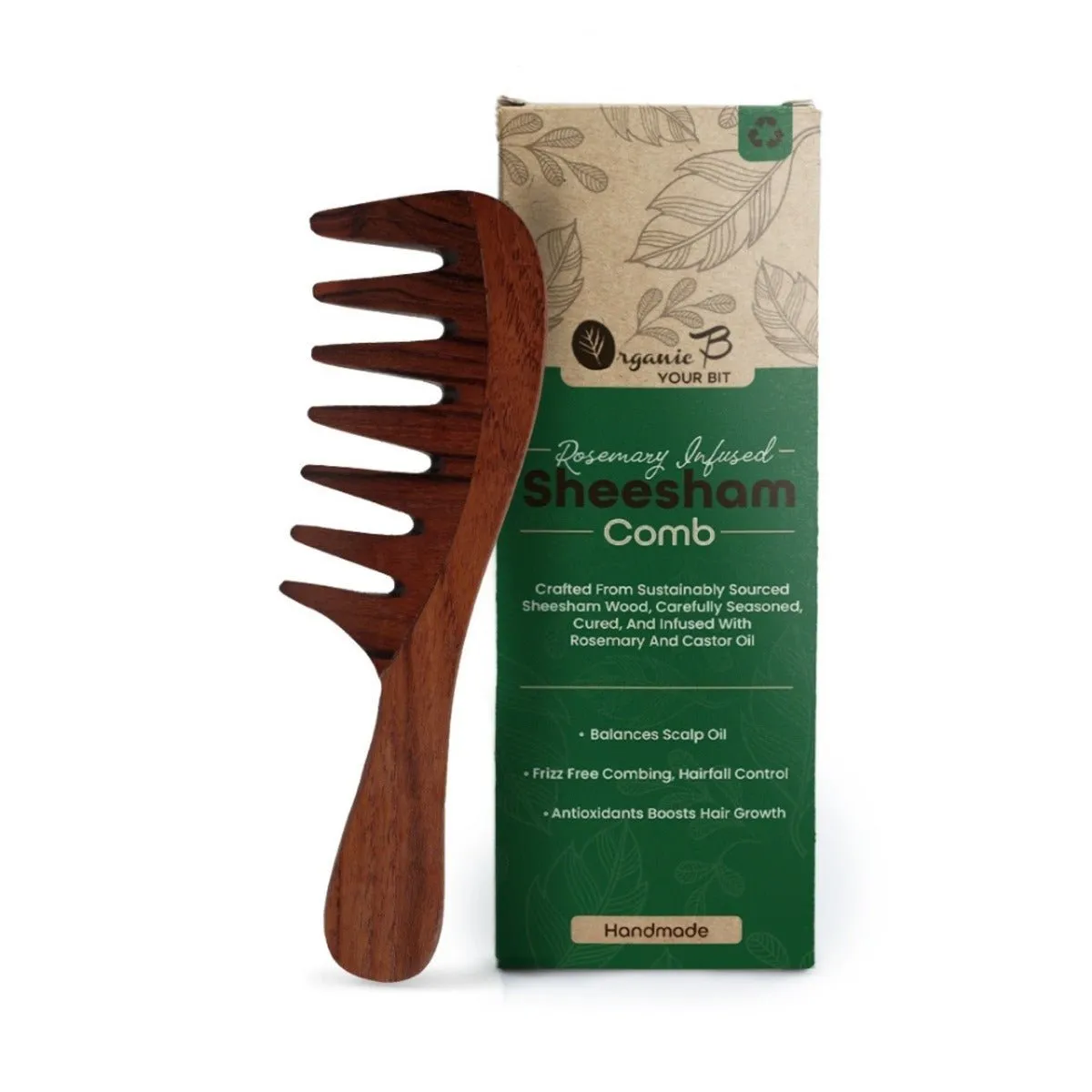 Rosewood Wide Tooth Comb Pack of 1