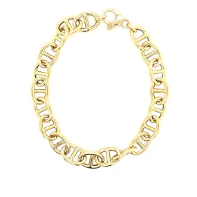 Rounded Anchor Link Bracelet