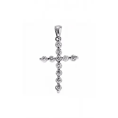 S Kashi & Sons Crosses Necklace P2630WG
