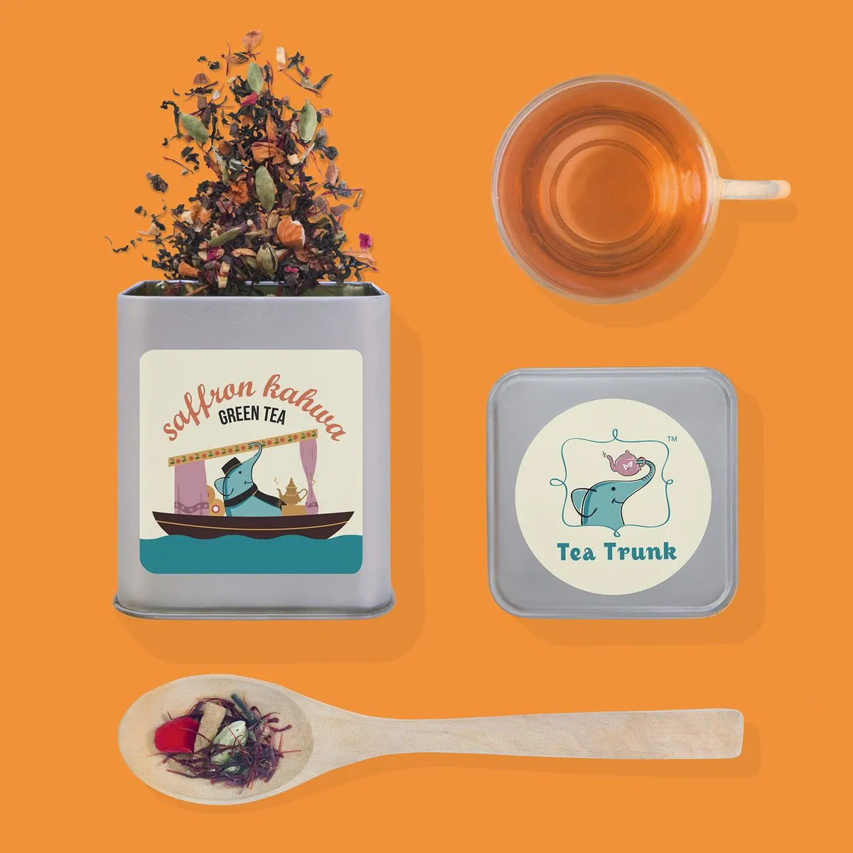 Saffron Kahwa Green Tea