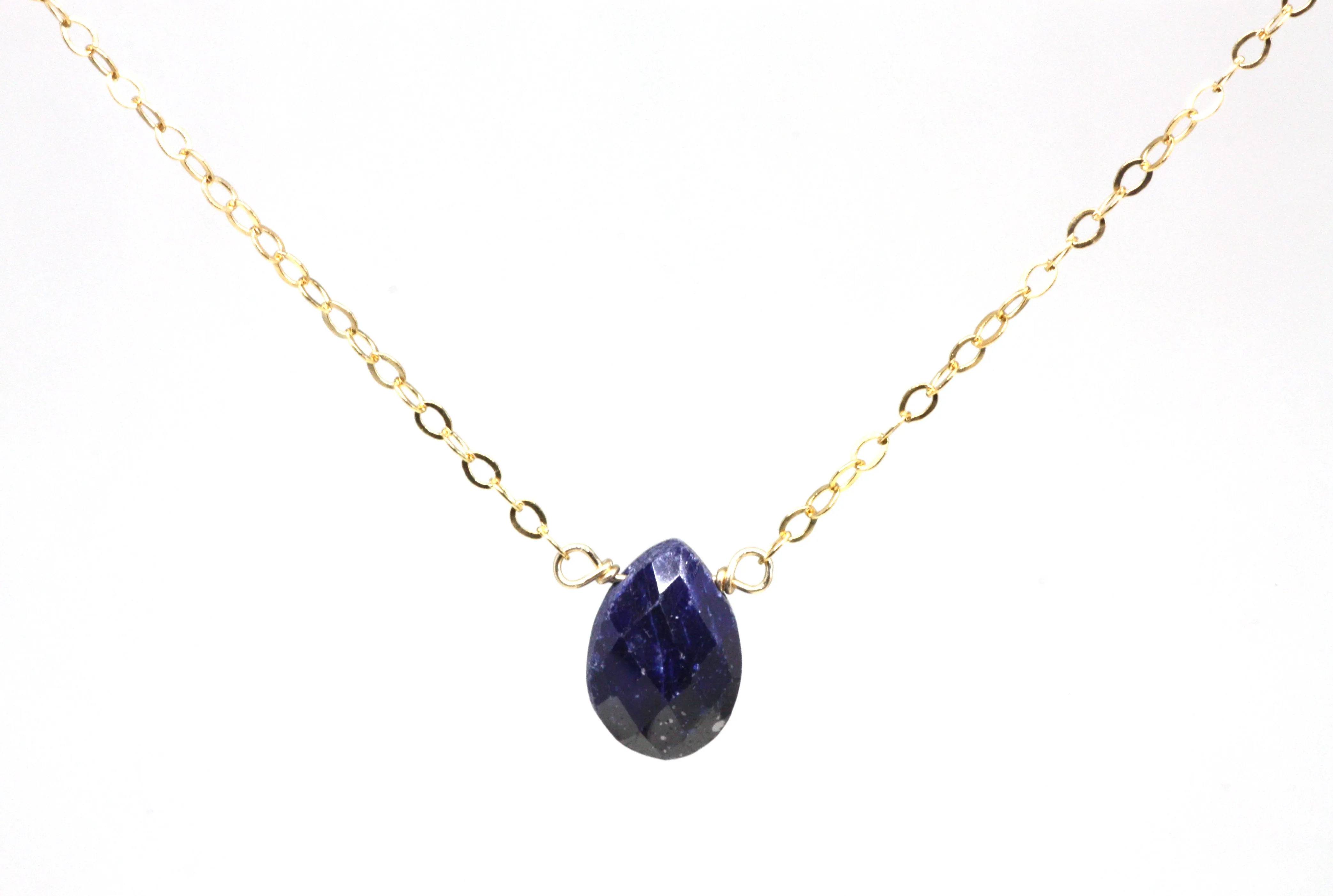 Sapphire Small Pendant Necklace