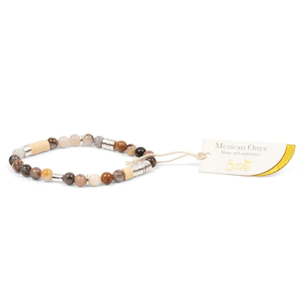 Scout Intermix Stone Stacking Bracelet - Mexican Onyx