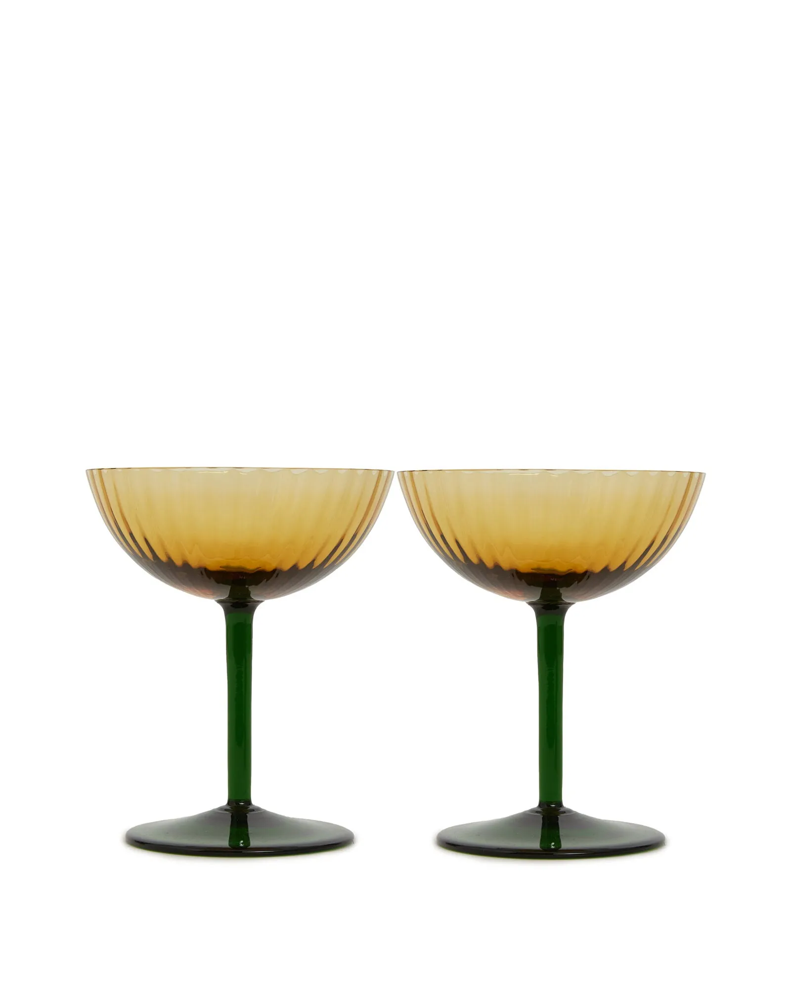 Set of 2 Champagne Coupes - Giallo