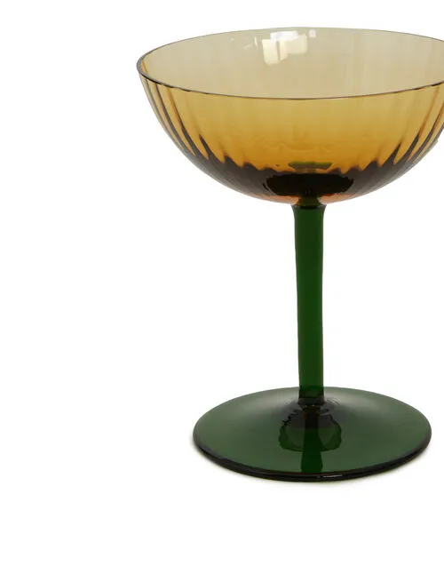 Set of 2 Champagne Coupes - Giallo