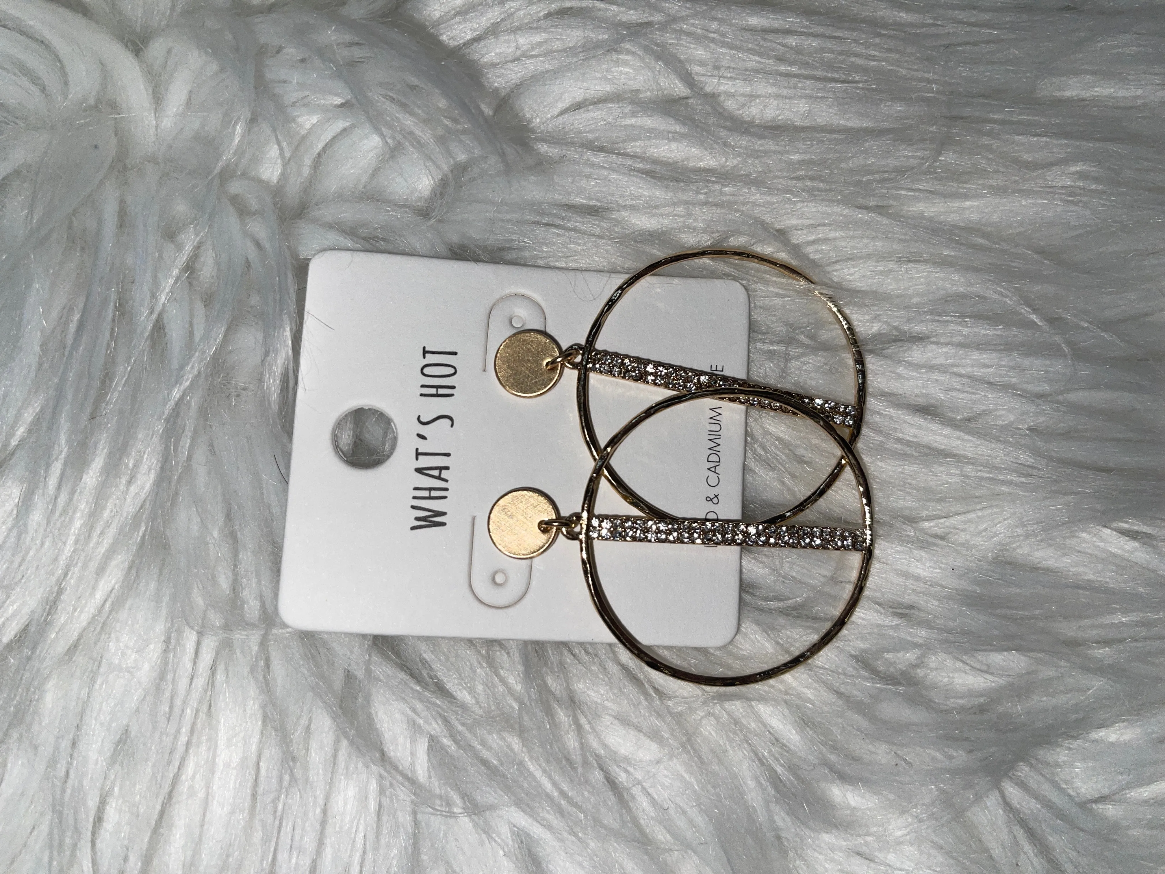 Set The Bar High Hoop Earrings
