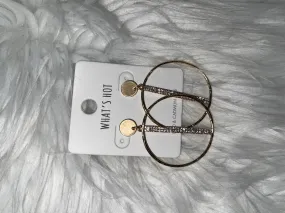 Set The Bar High Hoop Earrings