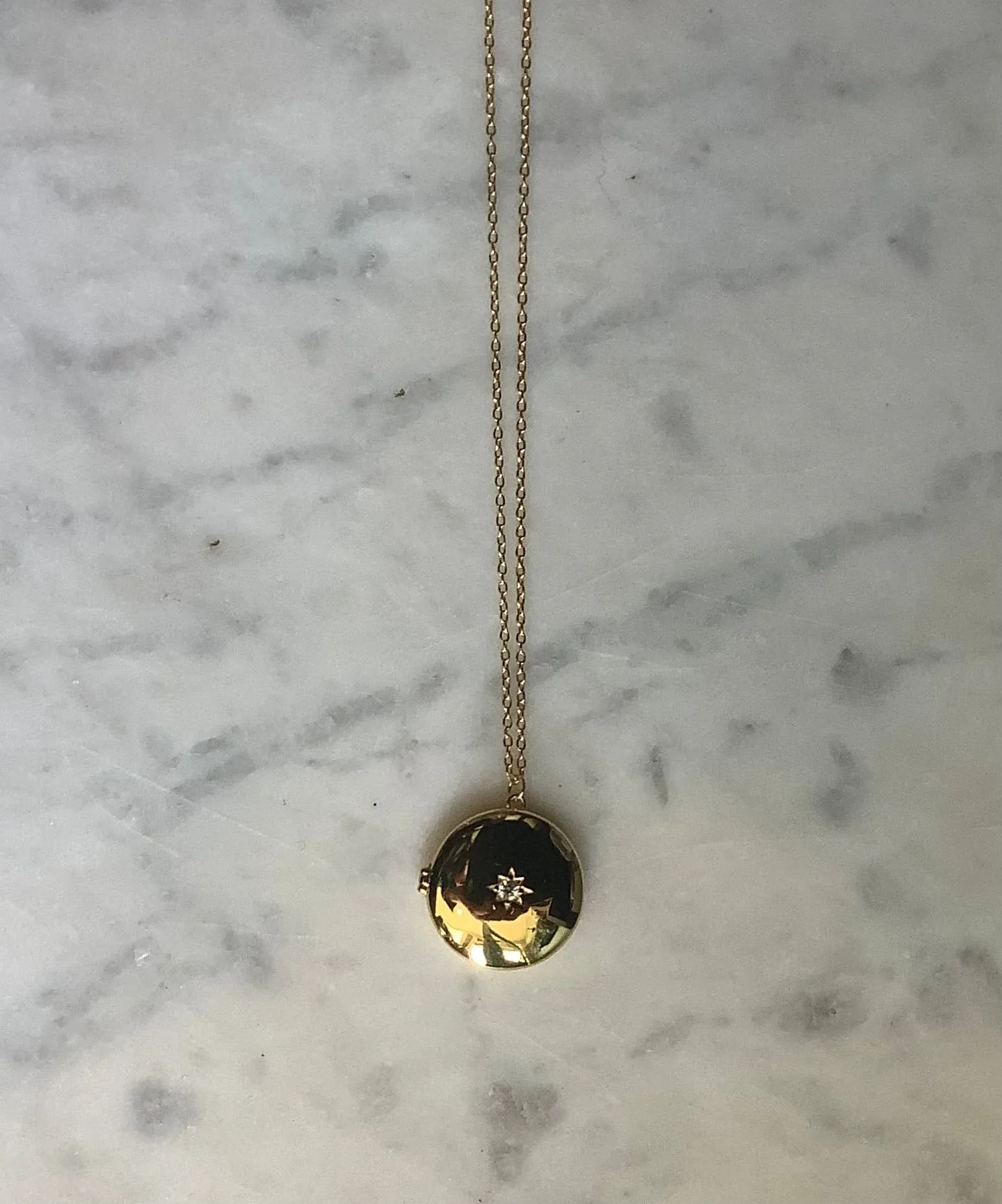 Signet Locket Necklace