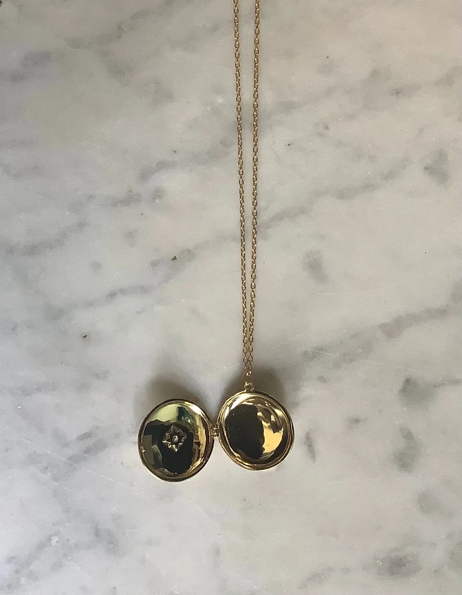 Signet Locket Necklace