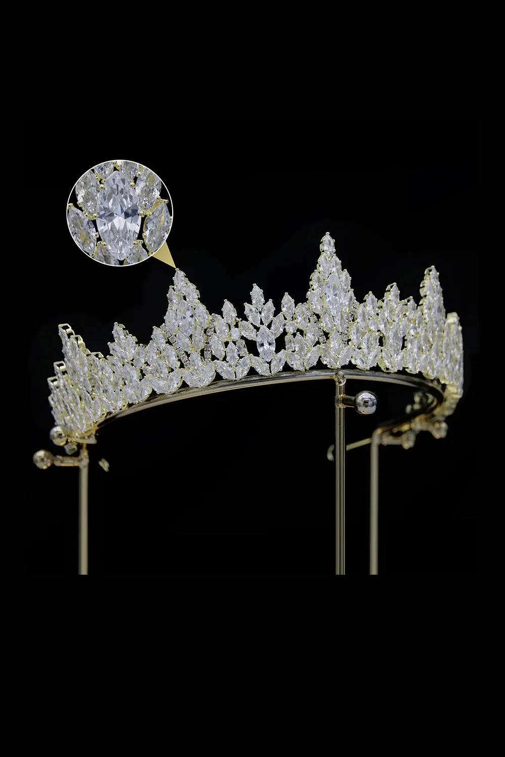 Silver Zirconia Bridal Tiara