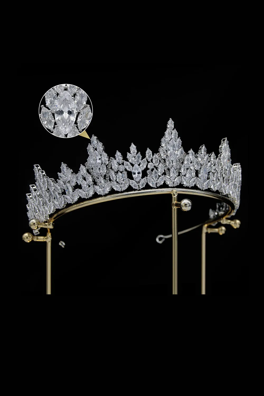 Silver Zirconia Bridal Tiara
