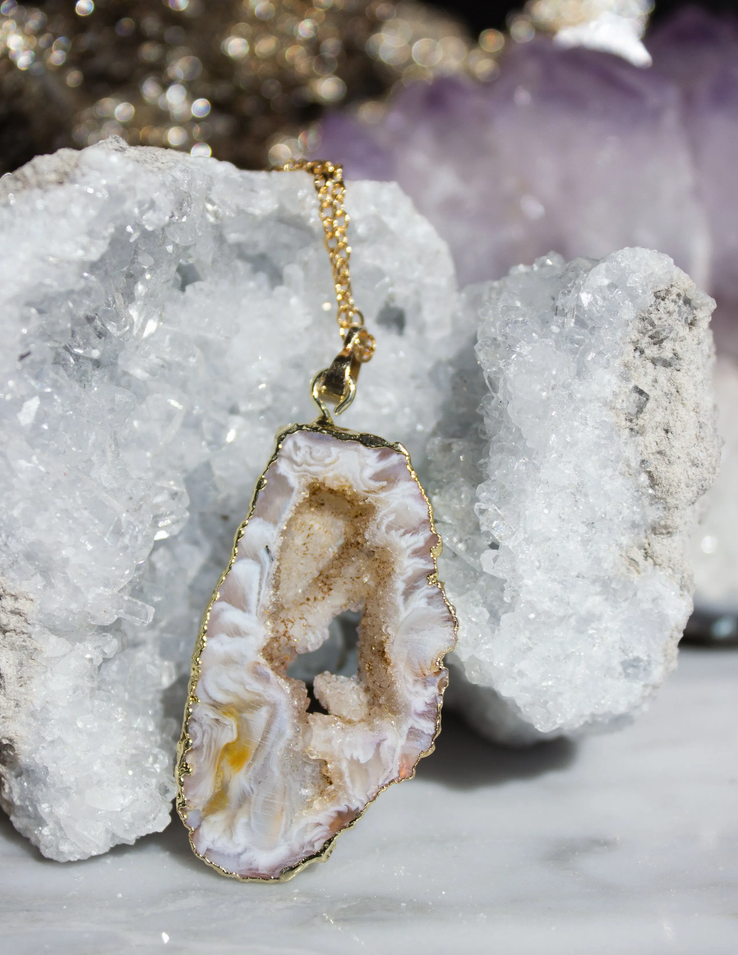 SLICED GEODE- 0238