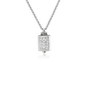 Small Engraved Rectangle Locket