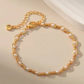 Small Jewelry Synthetic Pearl Bracelet Elegant