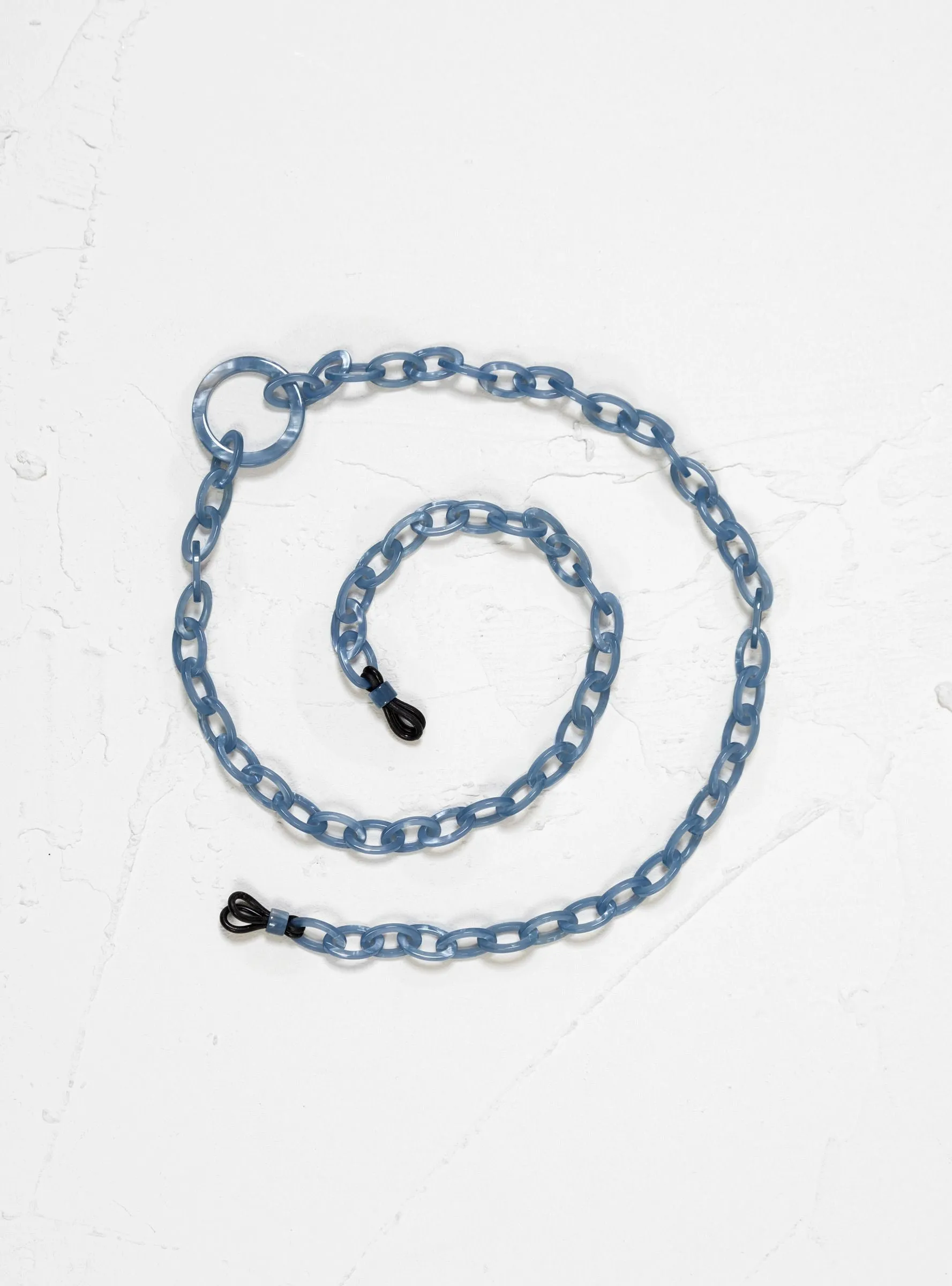 Smiley Mini Glasses Chain Dusk Blue